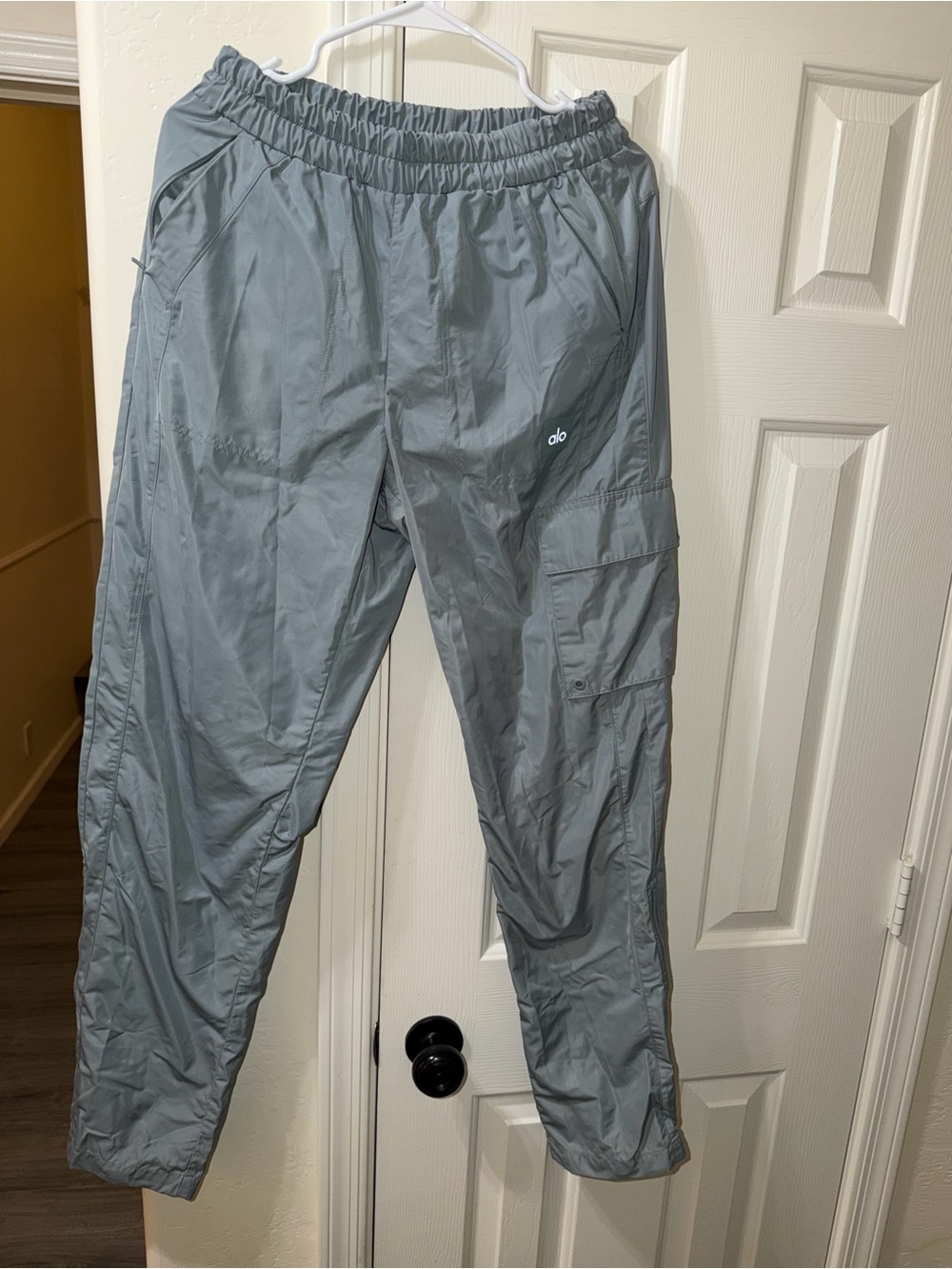ALO Yoga Women’s Slate Gray Cargo Joggers